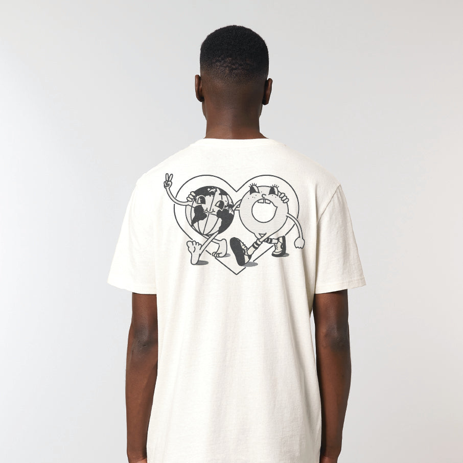 Unisex 'NOOCH 💚 MOTHER NATURE' - Biodegradable raw organic cotton T-shirt