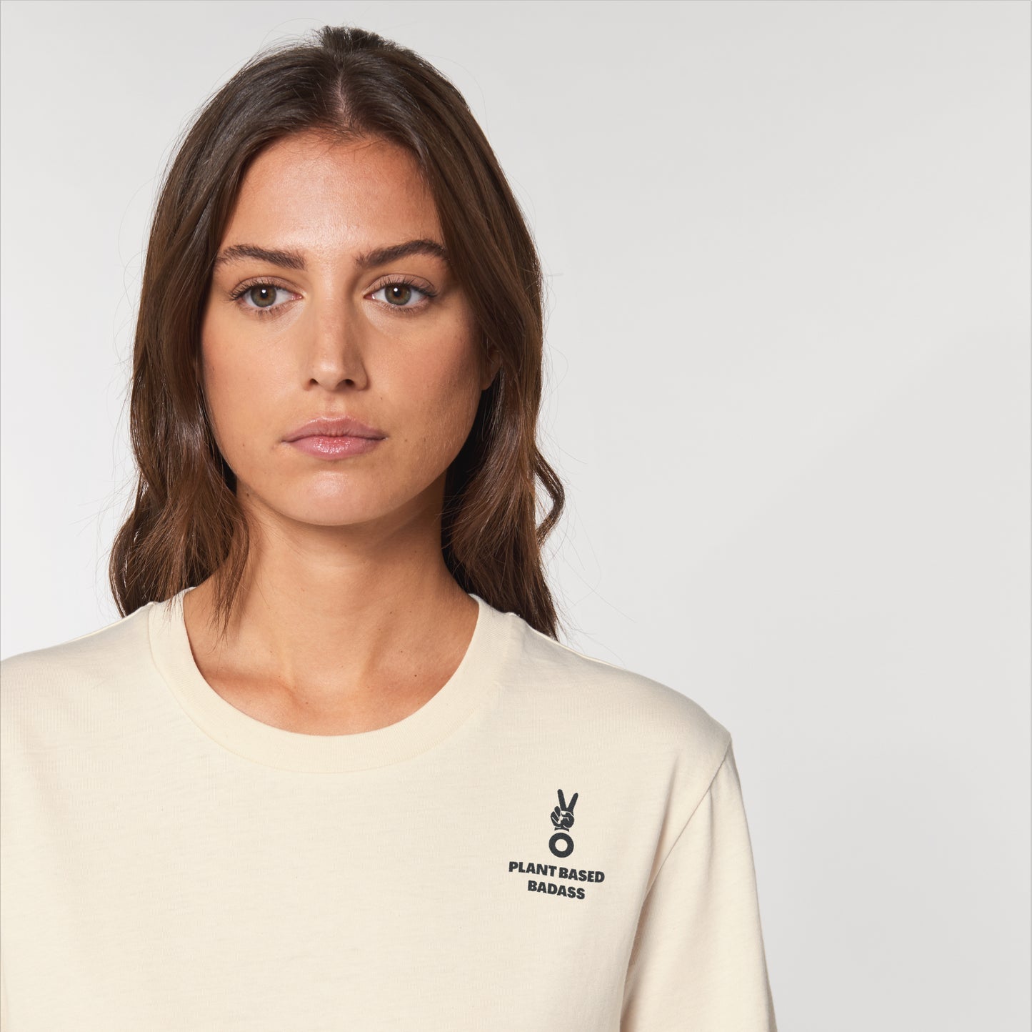 Unisex - 'PLANT BASED BADASS' - Biodegradable raw organic cotton T-shirt
